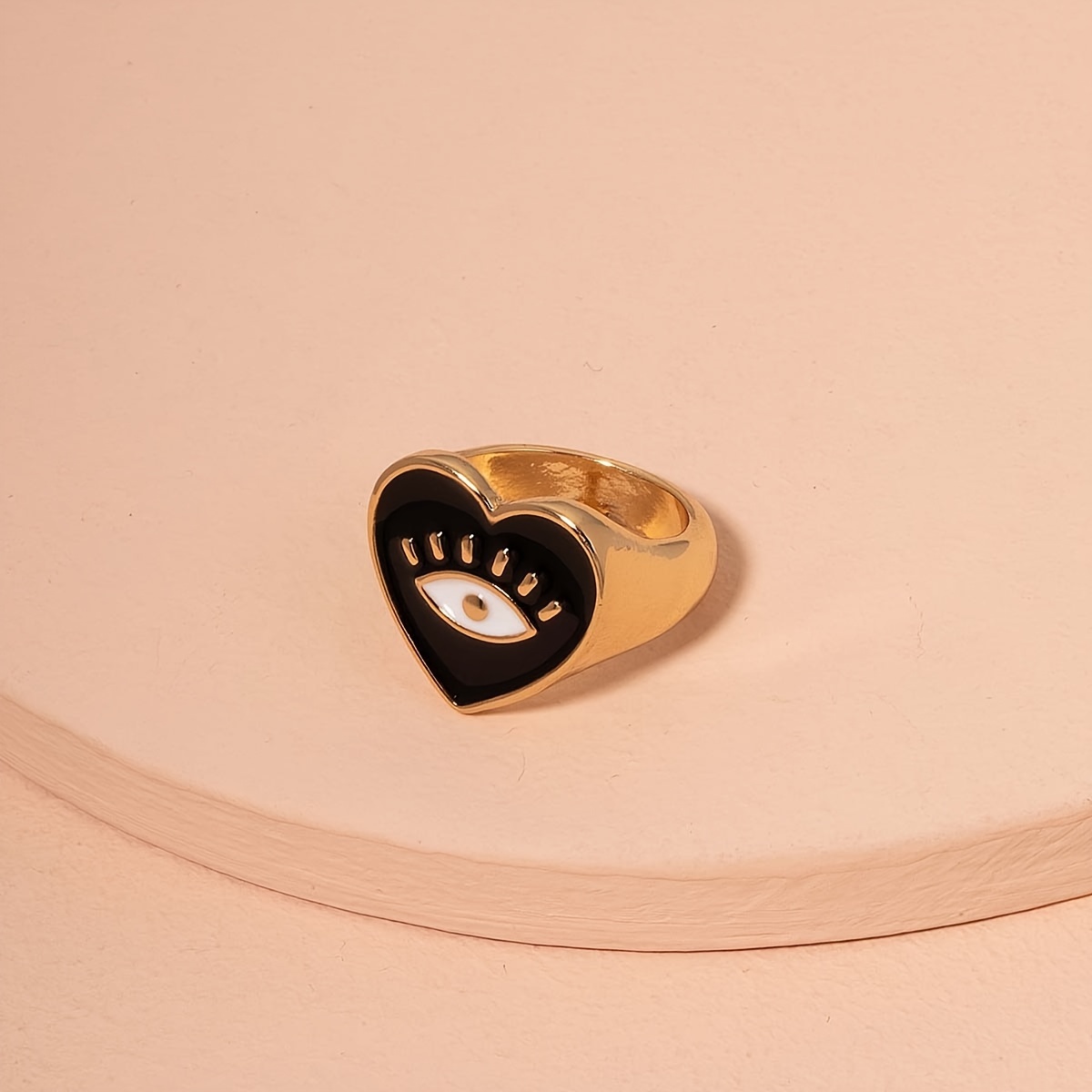 Eye & Heart Ring for Women Daily Wear